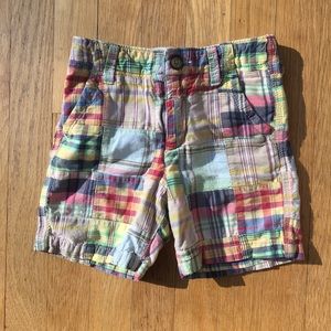 Gap boys madras shorts - size 4